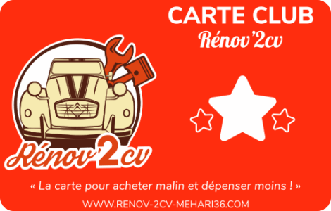 Carte club Renov 2cv